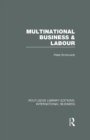 Multinational Business and Labour (RLE International Business) - eBook