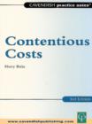 Practice Notes on Contentious Costs - eBook