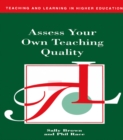 Assess Your Own Teaching Quality - eBook