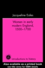 Women In Early Modern England, 1500-1700 - eBook