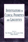 Investigations in Clinical Phonetics and Linguistics - eBook