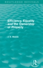Efficiency, Equality and the Ownership of Property (Routledge Revivals) - eBook