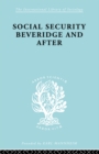 Social Sec:Beveridge   Ils 191 - eBook