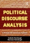 Political Discourse Analysis : A Method for Advanced Students - eBook