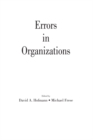 Errors in Organizations - eBook