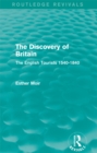 The Discovery of Britain (Routledge Revivals) : The English Tourists 1540-1840 - eBook