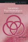 Lacanian Psychoanalysis : Revolutions in Subjectivity - eBook