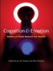 Cognition and Emotion : Reviews of Current Research and Theories - eBook