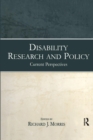 Disability Research and Policy : Current Perspectives - Book