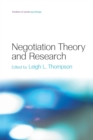 Negotiation Theory and Research - Book