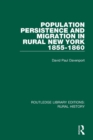 Population Persistence and Migration in Rural New York, 1855-1860 - Book
