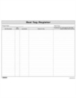 5S Red Tag Register Form - Book