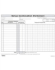 Quick Changeover: Setup Combination Worksheet : Setup Combination Worksheet - Book