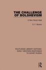 The Challenge of Bolshevism : A New Social Deal - Book
