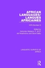 African Languages/Langues Africaines : Volume 5 (2) 1979 - Book