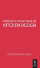 Architect's Pocket Book of Kitchen Design - Book