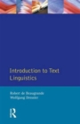 Introduction to Text Linguistics - Book