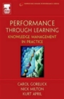 Performance Through Learning - Book