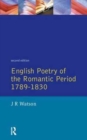 English Poetry of the Romantic Period 1789-1830 - Book