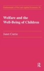Welfare and the Well-Being of Children - Book