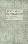 Textual Scholarship : An Introduction - Book