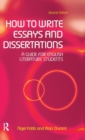 How to Write Essays and Dissertations : A Guide for English Literature Students - Book