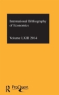 IBSS: Economics: 2014 Vol.63 : International Bibliography of the Social Sciences - Book