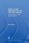 Topics in Latin Philosophy from the 12th–14th centuries : Collected Essays of Sten Ebbesen Volume 2 - Book