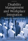 Disability Management and Workplace Integration : International Research Findings - Book