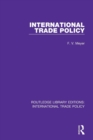 International Trade Policy - Book