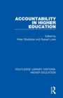 Accountability in Higher Education - Book