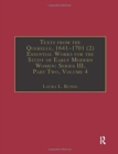 Texts from the Querelle, 1641-1701 (2) : Essential Works for the Study of Early Modern Women: Series III, Part Two, Volume 4 - Book