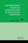 Contemporary Issues in Construction in Developing Countries - Book