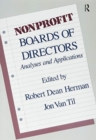 Nonprofit Boards of Directors : Analyses and Applications - Book