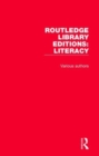 Routledge Library Editions: Literacy - Book