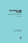 The Next Ten Years - Book