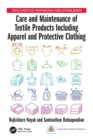 Care and Maintenance of Textile Products Including Apparel and Protective Clothing - Book