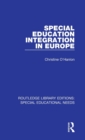 Special Education Integration in Europe - Book