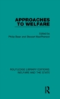 Approaches to Welfare - Book