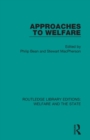 Approaches to Welfare - Book