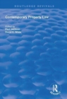 Contemporary Property Law - Book