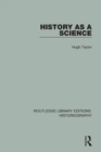 History As A Science - Book