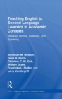 Teaching English to Second Language Learners in Academic Contexts : Reading, Writing, Listening, and Speaking - Book