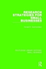 Research Strategies for Small Businesses - Book