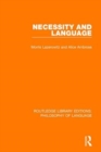 Necessity and Language - Book