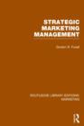 Strategic Marketing Management (RLE Marketing) - Book