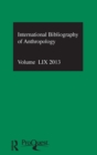 IBSS: Anthropology: 2013 Vol.59 : International Bibliography of the Social Sciences - Book