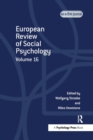 European Review of Social Psychology: Volume 16 - Book