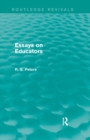 Essays on Educators (Routledge Revivals) - Book