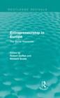 Entrepreneurship in Europe (Routledge Revivals) : The Social Processes - Book